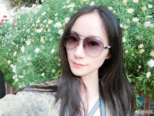 38岁韩雪素颜现身,韩雪素颜上节目的照片