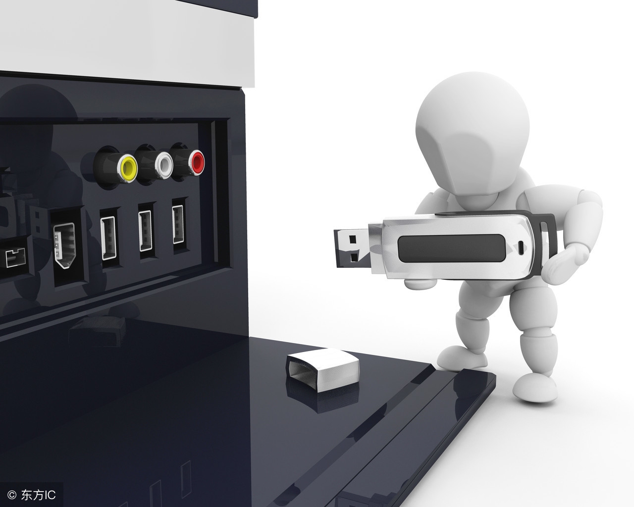 u盘插上电脑有声音但是无法显示,电脑未插u盘却显示u盘无法识别