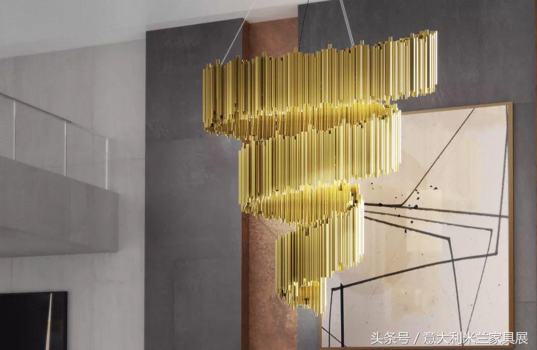 灯具灯饰2023最新款轻奢风效果图,新中式极简轻奢风格灯具