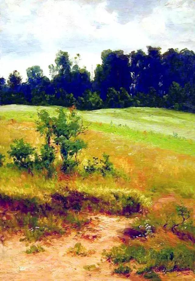 意象油画名家作品,当代中国油画名家写生风景