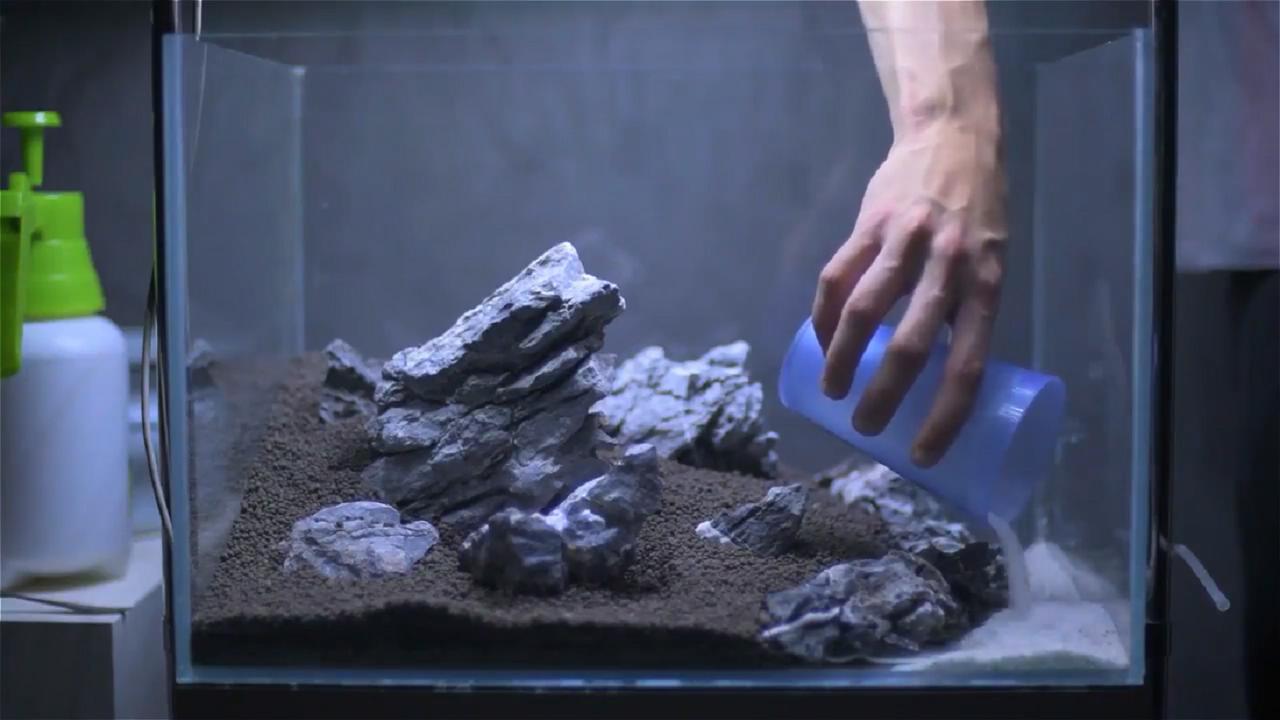 鱼缸景观搭建图解,鱼缸景观石制作教程