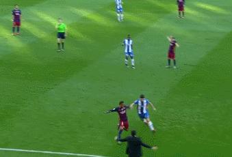 教练的脚法比球员厉害点,教练的神仙脚法