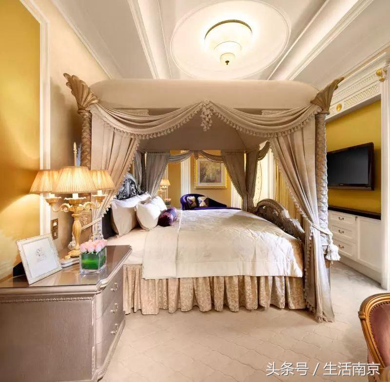 南京超豪华的五星级套房,南京卧室奢华高档