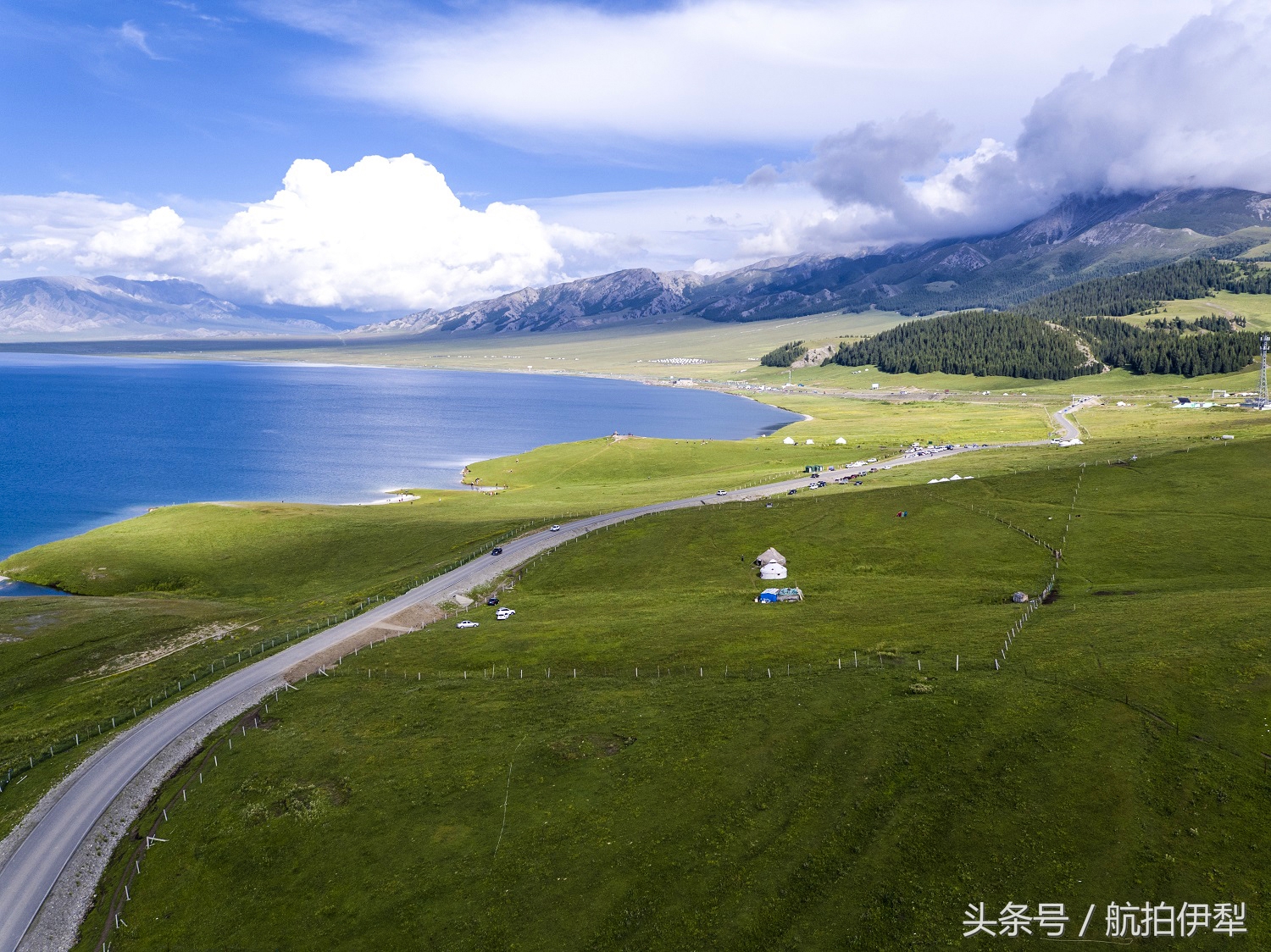 美丽的赛里木湖风景图片,赛里木湖的美景