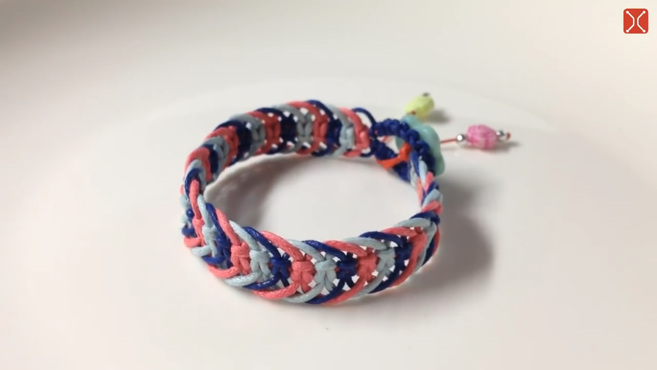 手链编织教程简单好看步骤,简单编织手链教程小孩