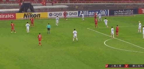 亚冠上港2-2蔚山现代,武磊上港奥斯卡梅开二度