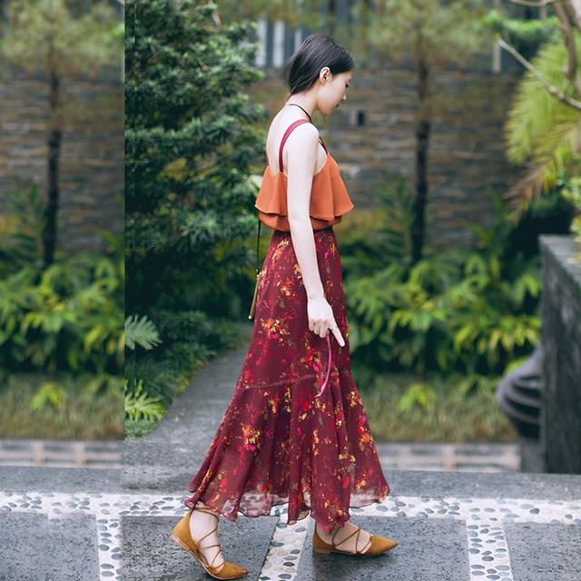 百搭一片式半身裙,百搭显瘦A字半身裙