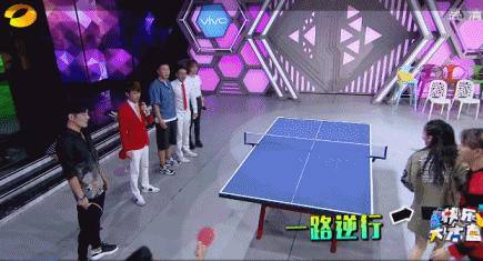 盘点那些会打乒乓球的明星，鹿晗李易峰哥俩啥时候约一个吧！