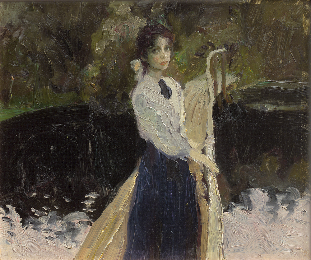 何多苓——连环画《带阁楼的房子》