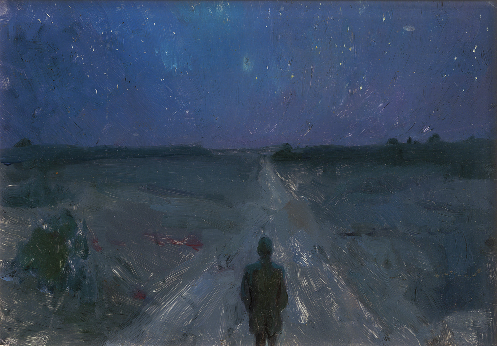 何多苓——连环画《带阁楼的房子》