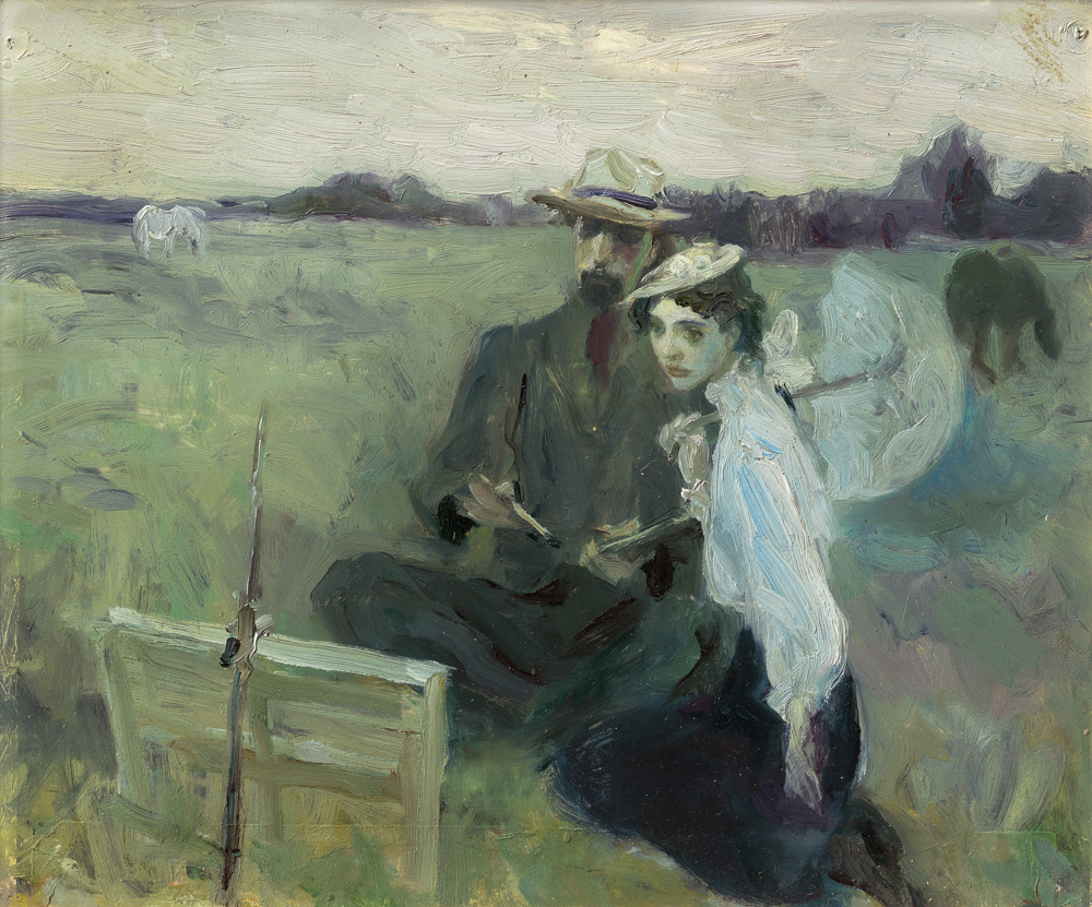 何多苓——连环画《带阁楼的房子》