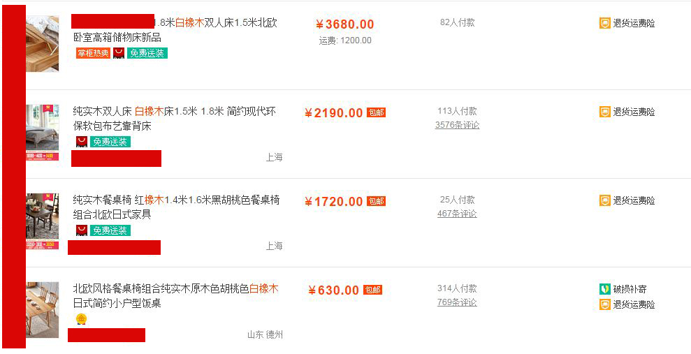 中国家具市场白橡木是不是真的,中国有真的白橡木实木家具卖吗