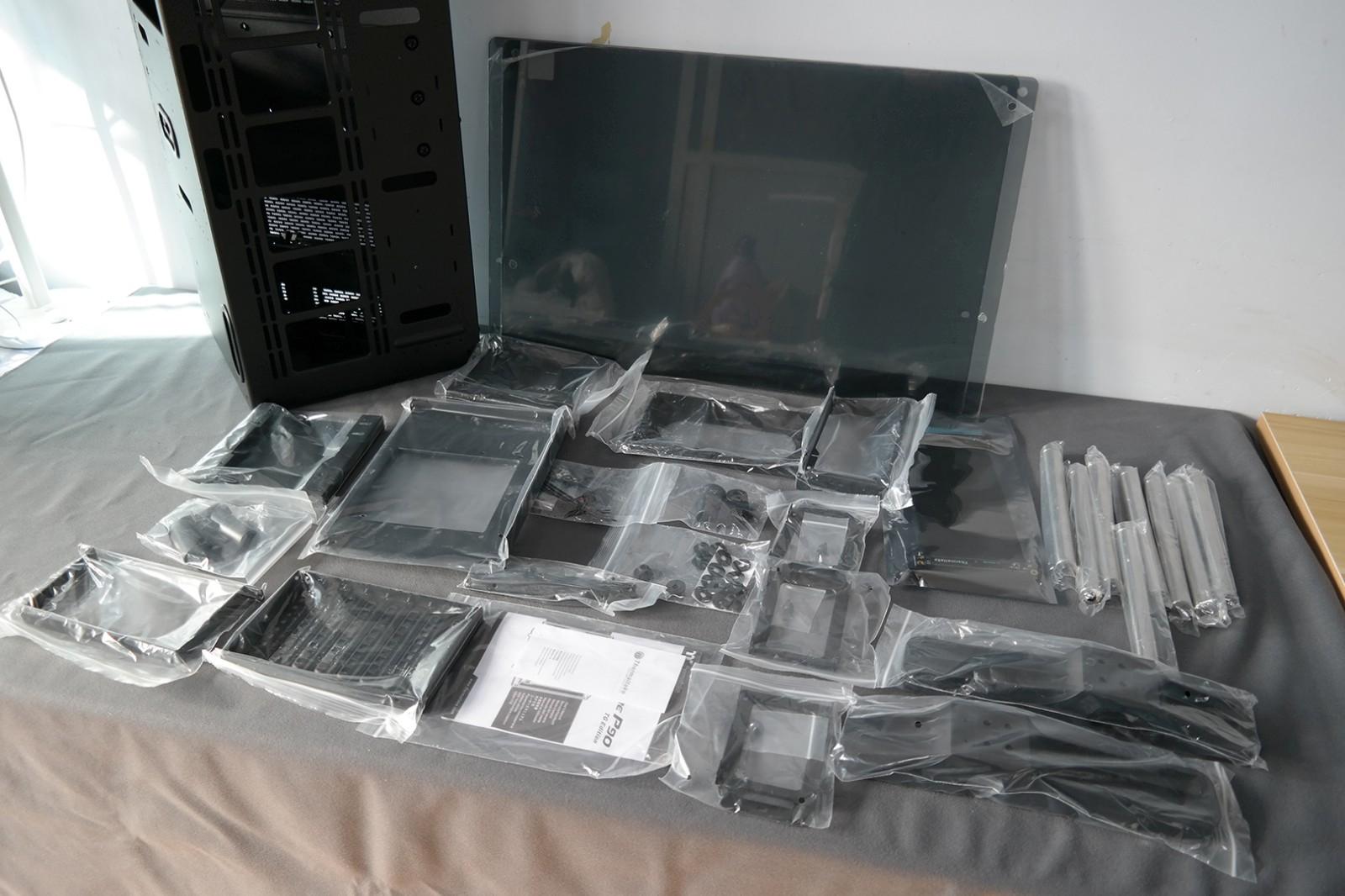 水冷散热电脑装机全过程,tt水冷装机