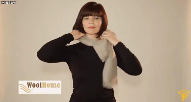 告诉你围巾怎样系得优雅有气质