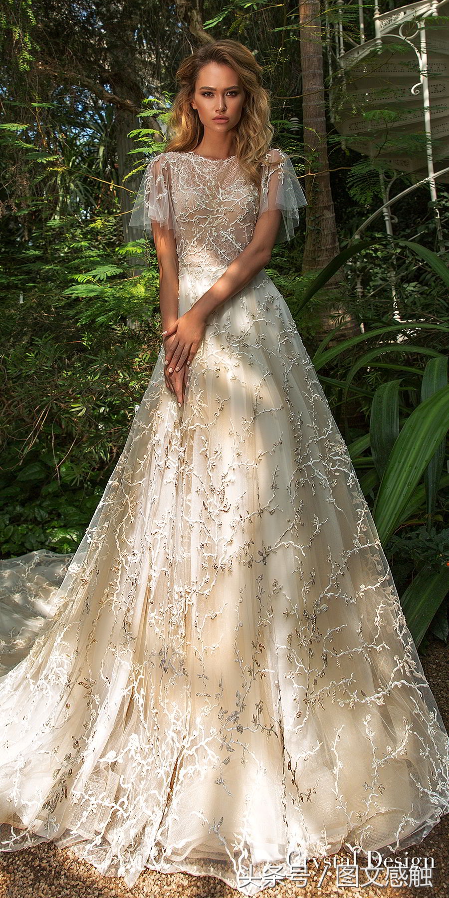 白银婚纱礼服设计,玫瑰婚纱礼服设计