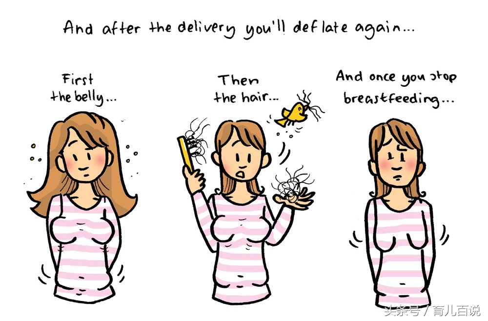 几张漫画告诉你怀孕有多难受,有趣漫画孕妇图片大全
