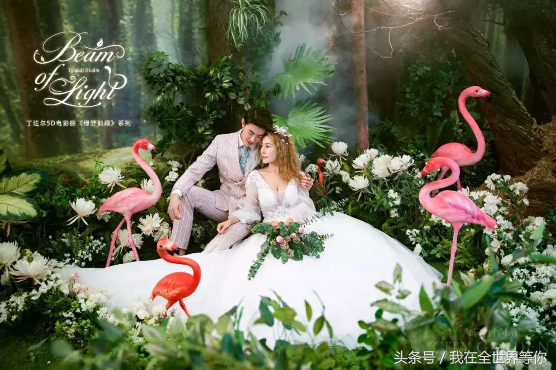 拍婚纱照适合的头发颜色,婚纱照5套衣服该怎么选风格