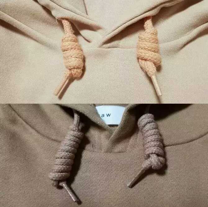 卫衣绳子两根搭在一起,卫衣两根绳子太长