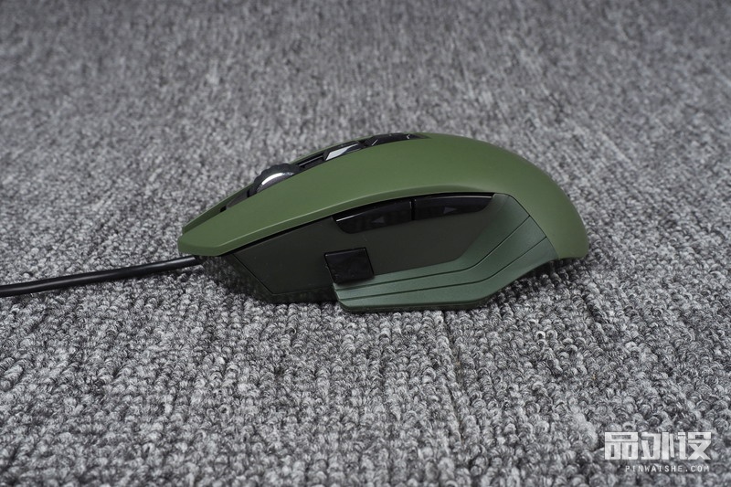 达尔优牧马人em915鼠标拆解,达尔优em915黑色裂纹版游戏鼠标