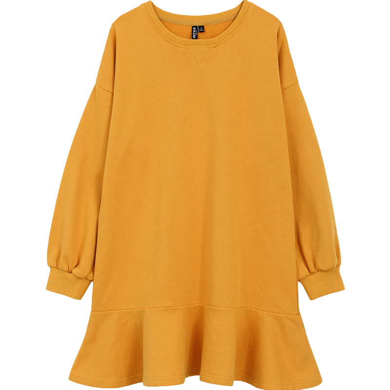 清新荷叶边，连衣裙也诗情画意