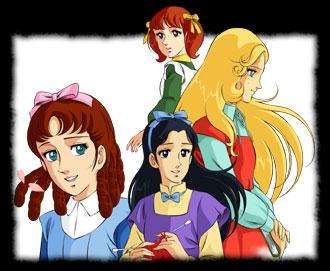 童年陪伴我们的动画片,童年动画片少女系列