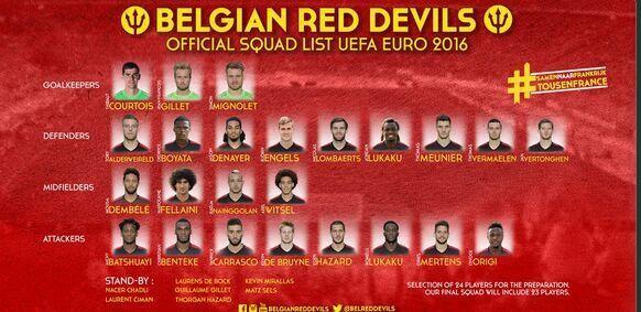 欧洲杯24强巡礼威尔士,2024欧洲杯比利时阵容巡礼