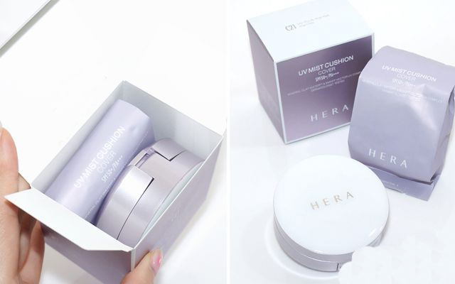 赫拉气垫bb哪款颜色最好,赫拉黑金气垫21号色和17号色区分