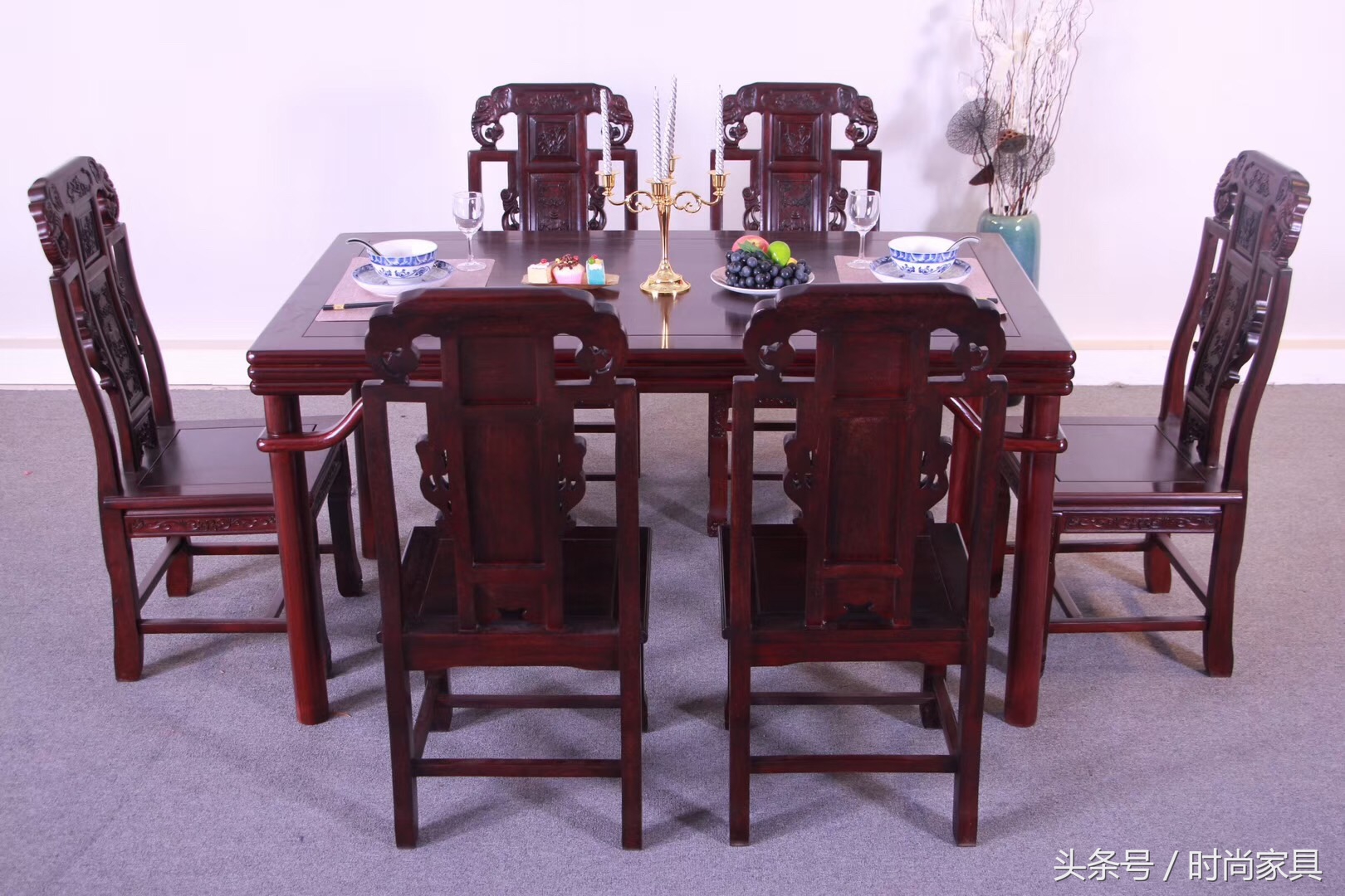 红木餐桌怎么弄好看又简单,简单风格的红木餐桌