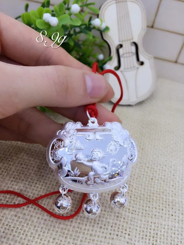 适合送给周岁宝宝的银饰,儿童银饰搭配