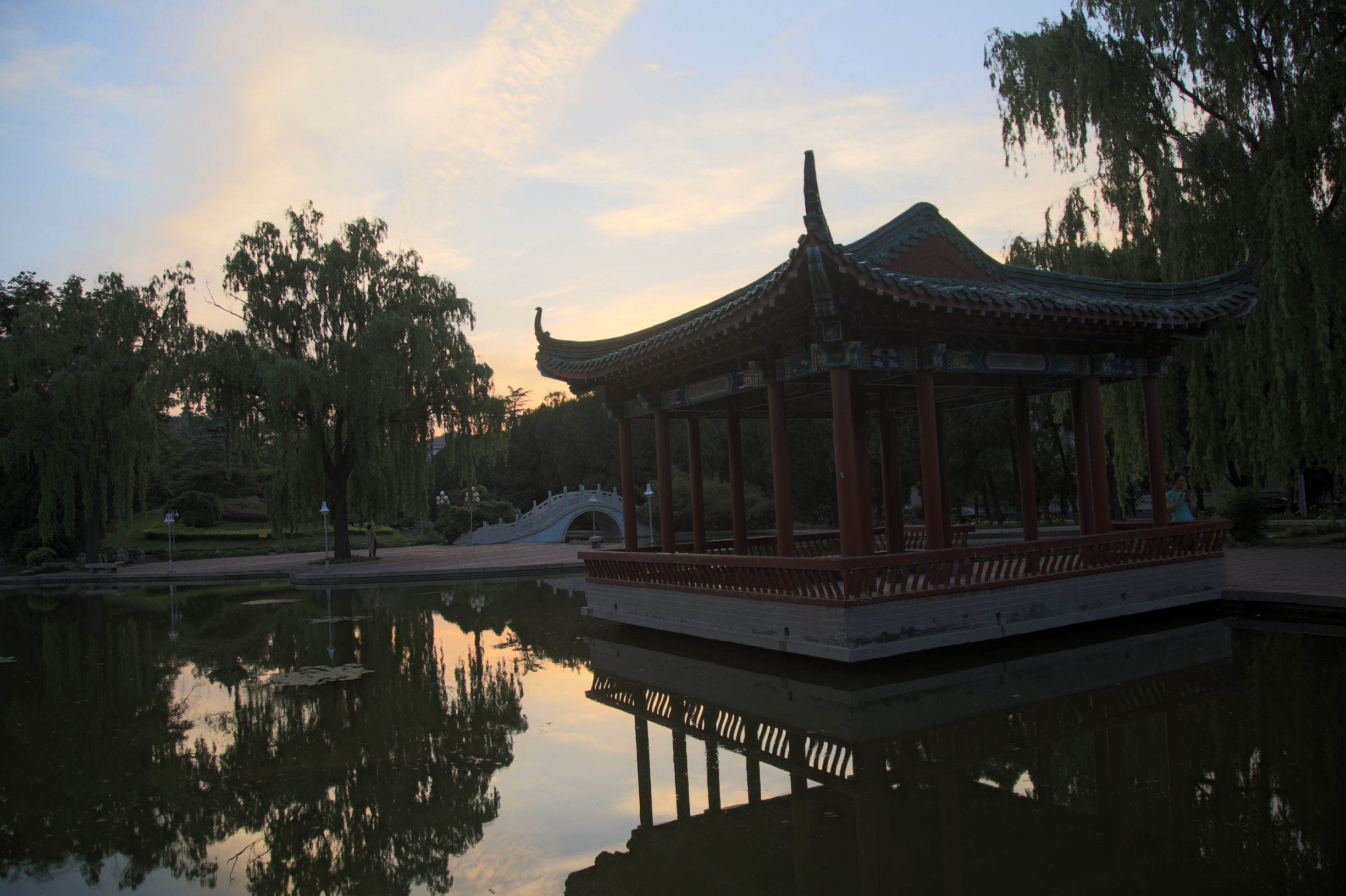 南郊宾馆的风景,南郊宾馆夜景
