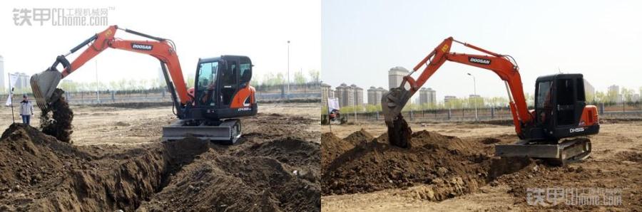 斗山挖掘机dx55-9c有多高,斗山dx220-9c挖机优缺点