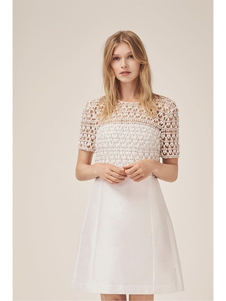 短款婚纱礼服,婚纱礼服小众高级短款