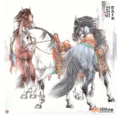 国画骏马图片大全,国画骏马高清视频