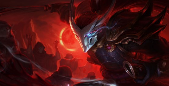 腥红之月伊芙琳皮肤原画,血月皮肤推荐