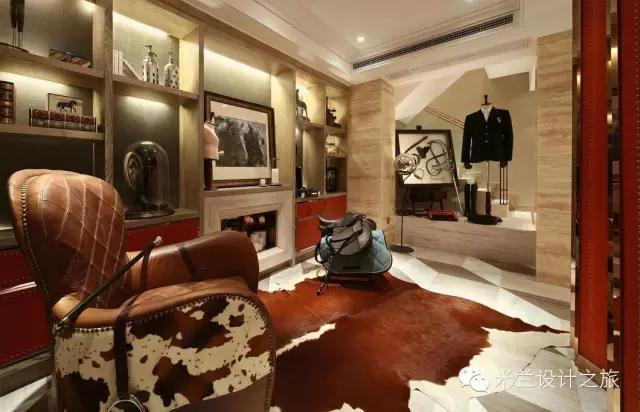 美式风格装修样板房效果图,美式装修风格样板房案例