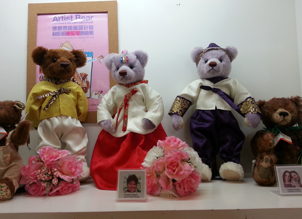 流年济州岛石头爷爷与泰迪熊的邂逅