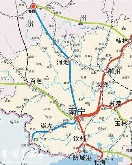 南宁至贵阳高铁开通时间,南宁至贵阳高铁时速是多少