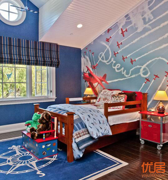 小男孩的卧室该怎么设计,男孩子卧室小该怎么设计高级感
