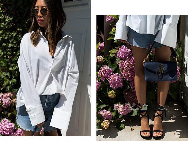 白T桖+牛仔裤，最简单品如何穿出明星范？