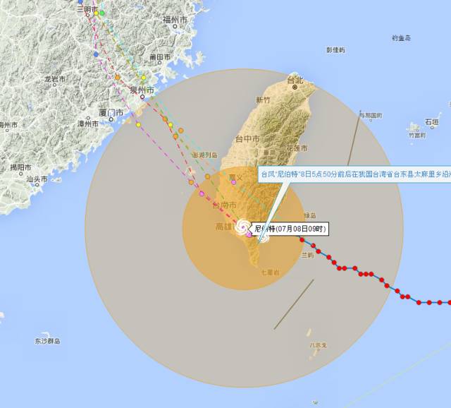台风尼伯特福建狂风暴雨,台风尼伯特路径将影响的城市