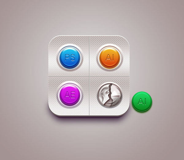 ui设计之重拟物图标设计教程,ui图标设计手绘