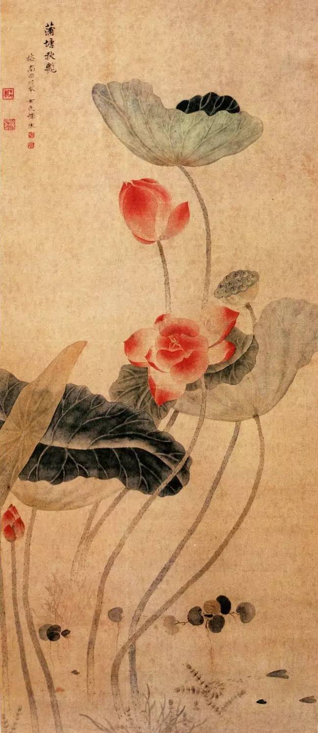 名家国画黄永玉先生的荷花,历代国画荷花作品图片及价格