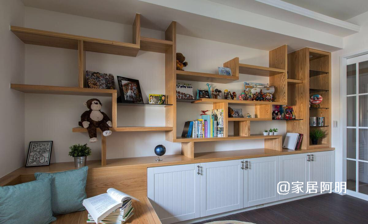 三室两厅70小户型设计,68平三室小户型美式