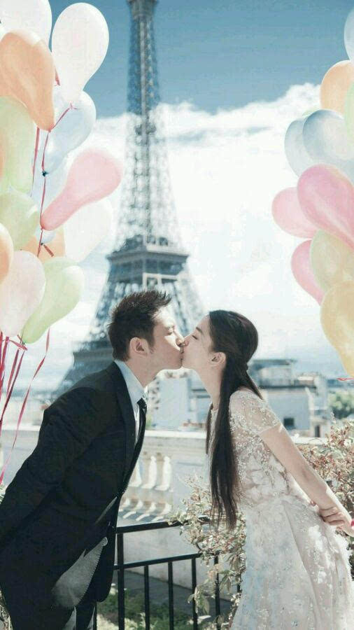 林心如霍建华的婚纱照,林心如霍建华婚纱图片大全