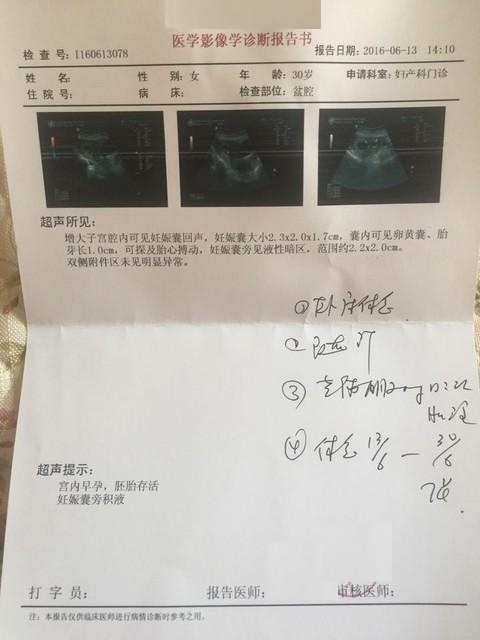 正能量！送给流分泌物孕囊发育慢不长胎心胎芽的准妈妈