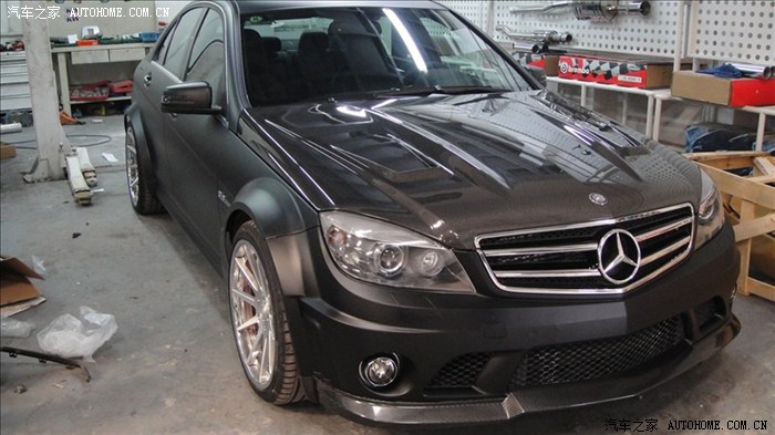 全记录怪兽版奔驰C63AMG改装C74