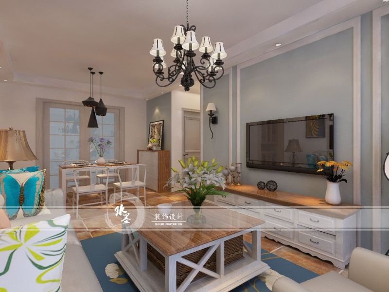 芜湖荷塘月色89㎡简美风格装修案例