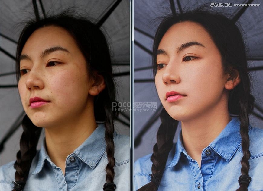 ps人像精修人脸肤色均匀,如何ps通透质感人像