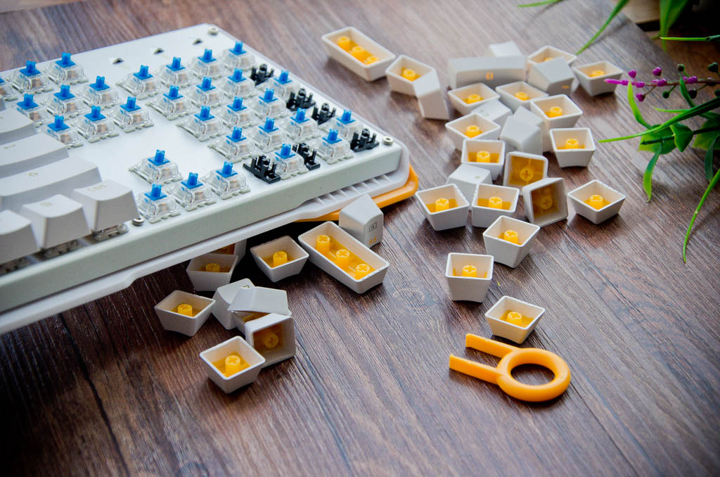 贱驴619机械键盘使用说明,贱驴619s键盘拆解