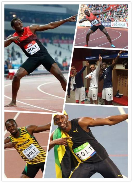 百米赛跑博尔特对战猛兽,百米飞人博尔特经典动作
